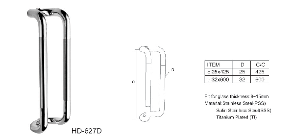 Stainless Steel Door Handles-hd-627d Stainless Steel Door Handles-hd-627d